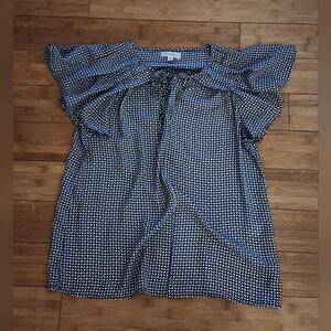 Max Studio Black and White Patterned Blouse